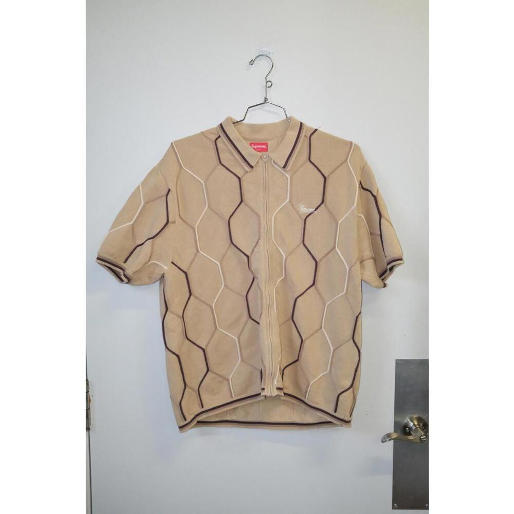 2020's Supreme Hex Knit Short Sleeve Polo